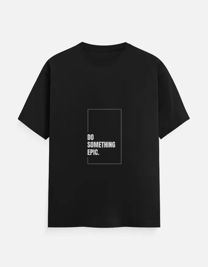Simple T-shirt (Black, S)